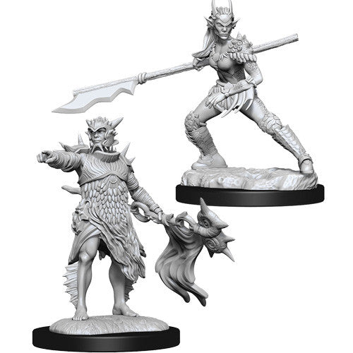 Magic The Gathering Unpainted Minis: Coralhelm Commander & Halimar Wavewatch